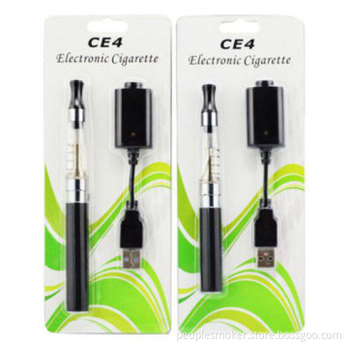 CE4 E-cigarette Starter Kit with 1 Piece E-cigarette and 1 Piece USB charger, Blister Package